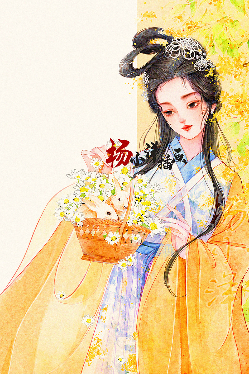 板绘｜古风美人（图ZMjQ4ODQxMjIw） - 艺术插画 - 站酷设计师杨小洋插画原创素材 - 站酷ZCOOL