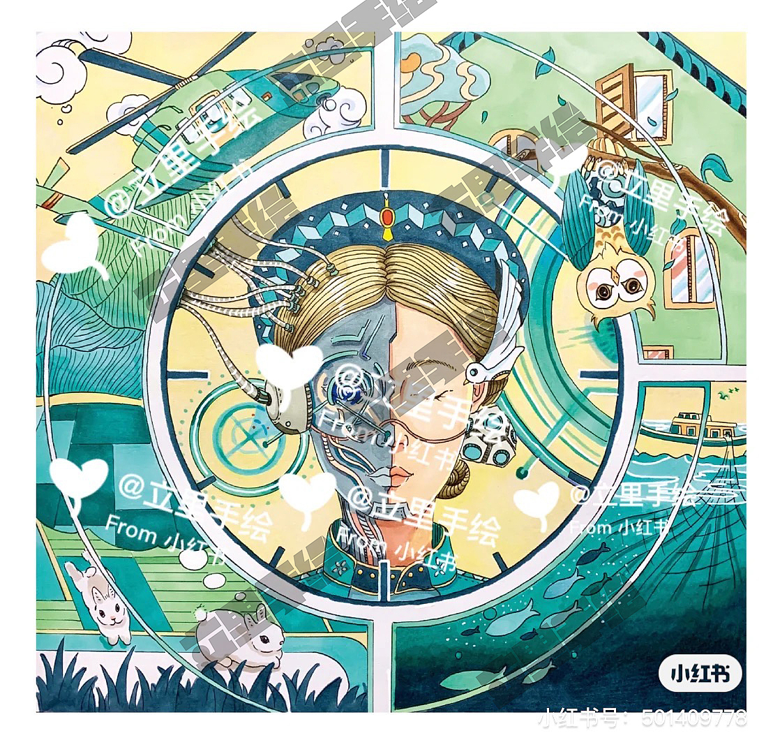 【科技题材】优秀学生作品分享（图ZMjY1NTkxNzA4） - 创作习作 - 站酷设计师立里手绘工作室原创素材 - 站酷ZCOOL