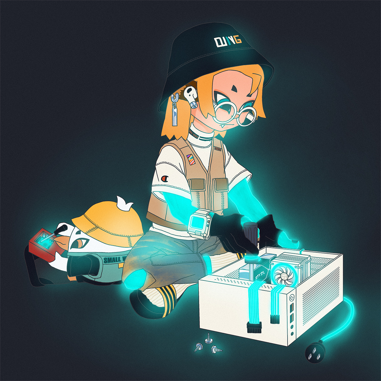 卡通潮流人设插画（图ZMjc5MjY4NzE2） - 新锐潮流插画 - 站酷设计师SHAHUHU庆庆原创素材 - 站酷ZCOOL