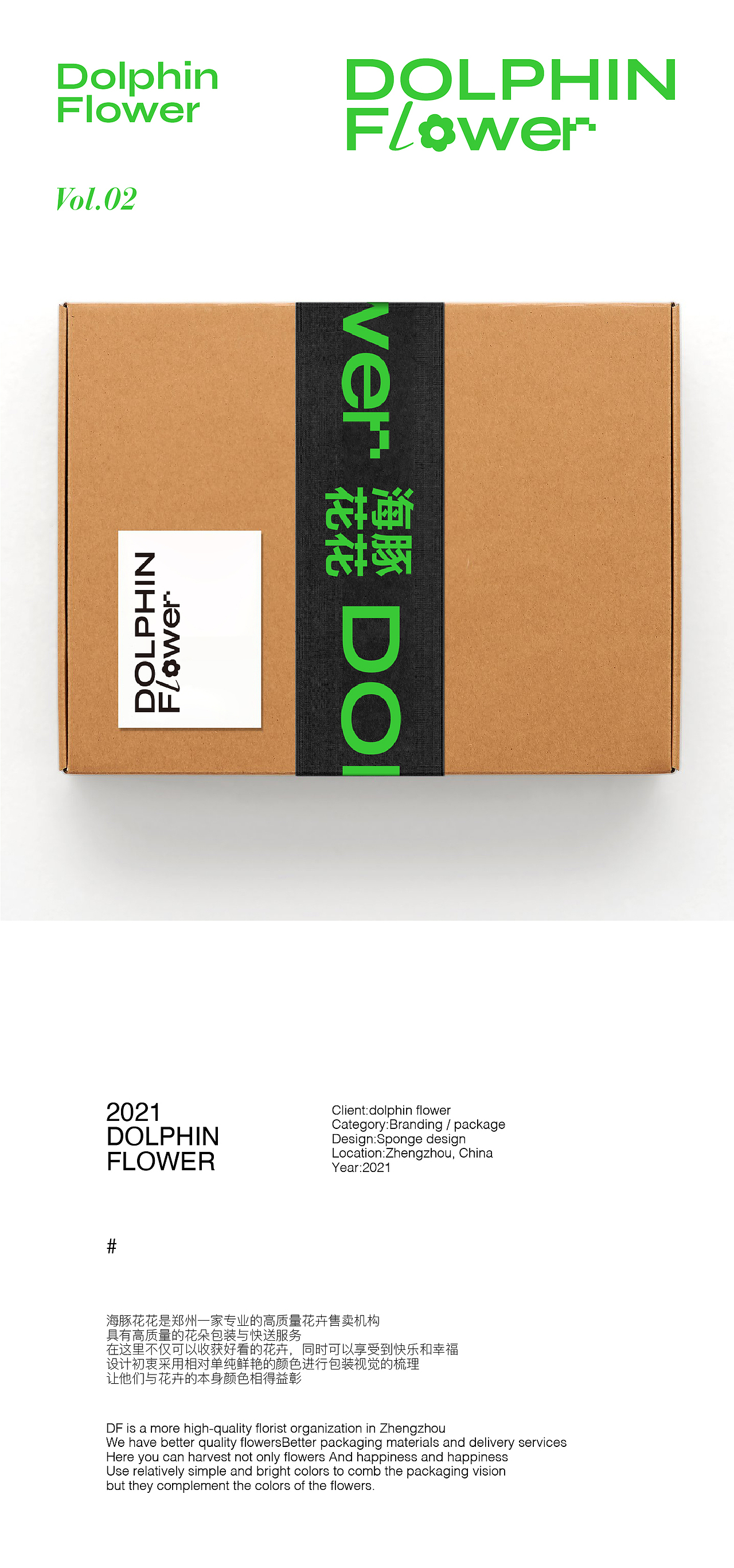 SPONGE DESIGN Project DOLPHIN FLOWER 海豚花花