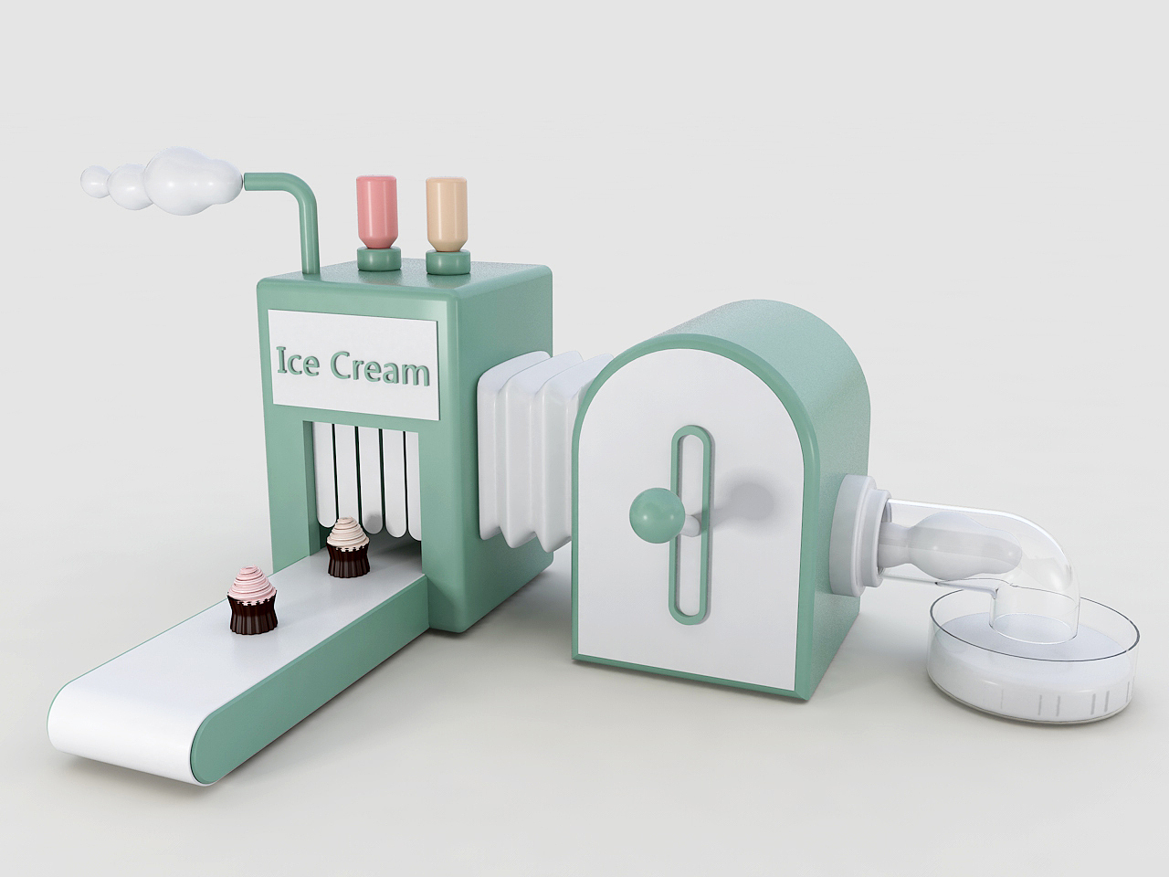 C4D简单模型（图ZMjI1MjUxODMy） - 产品 - 站酷设计师危险的小怪兽原创素材 - 站酷ZCOOL