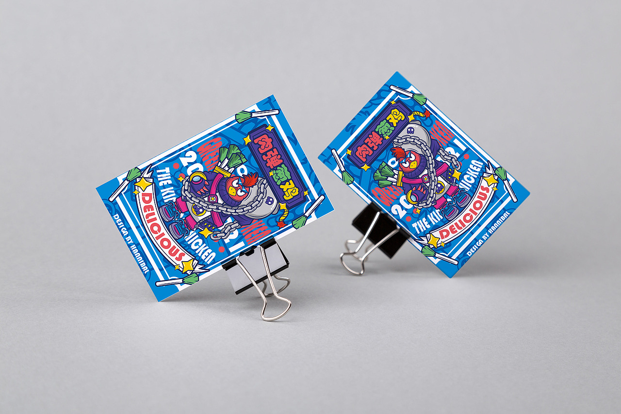 潮流插画-肉弹葱鸡（图ZMjUyODI4MzA4） - 创作习作 - 站酷设计师汉尼拔头发原创素材 - 站酷ZCOOL