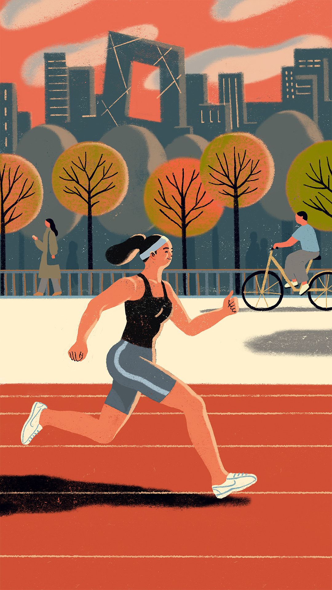 插画／一个人的大城市（图ZMTE0NDMwMzAw） - 商业插画 - 站酷设计师RAO克力原创素材 - 站酷ZCOOL