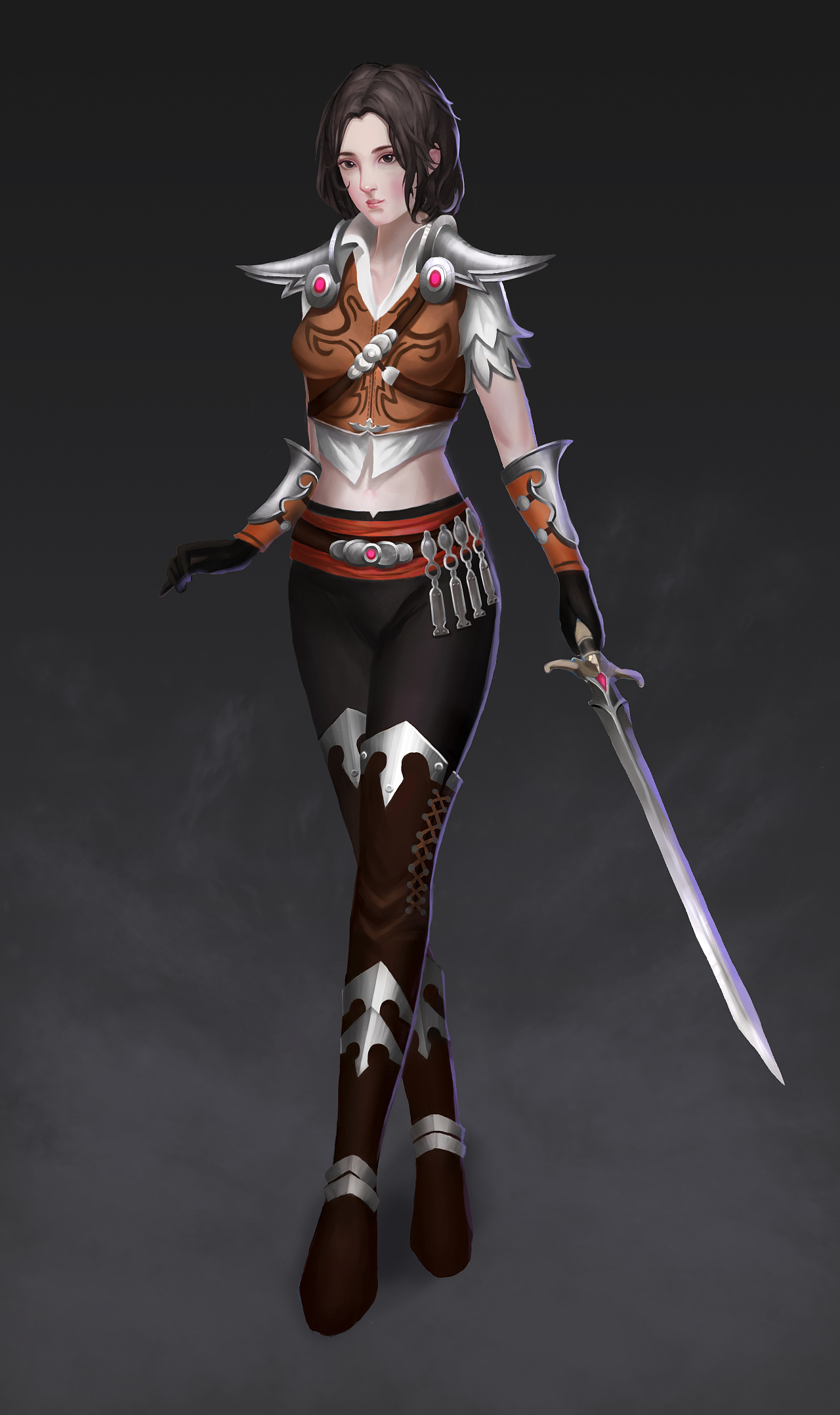 欧女人设小作|插画|游戏原画|九天龙吟 - 原创作品 - 站酷 (zcool)