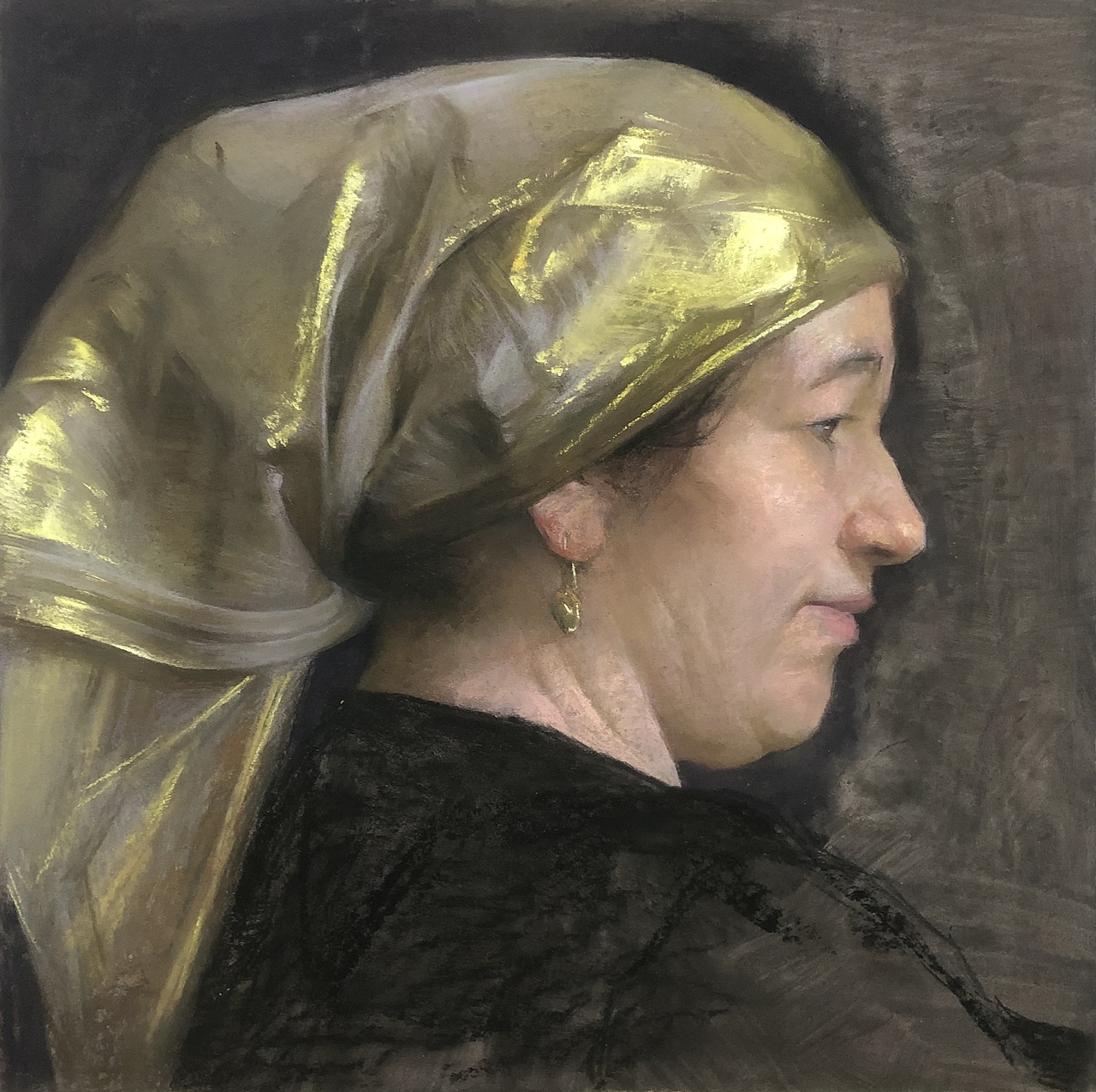 《喀什妇女像》