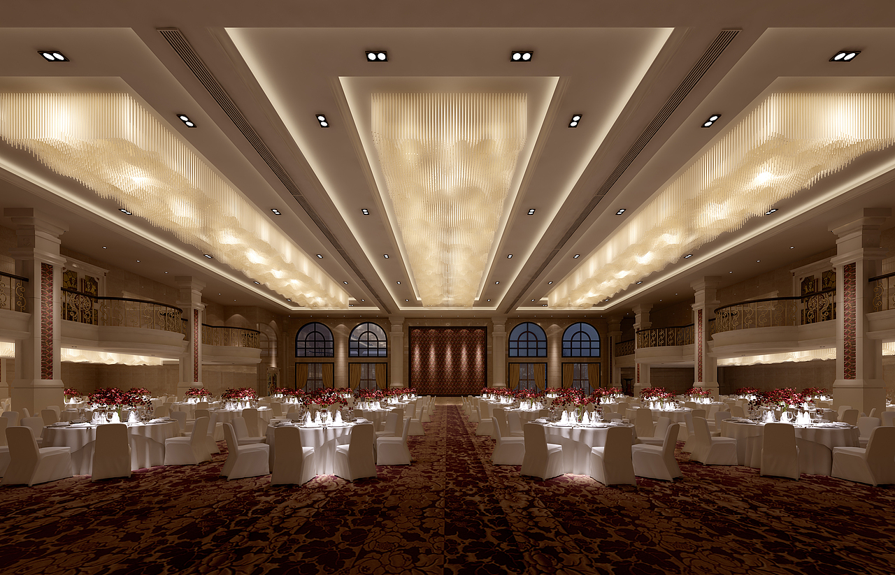 1992效果图-宴会厅效果图案例