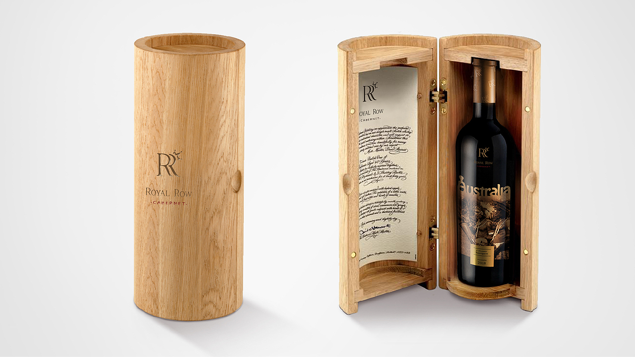 重新整理/ 包装设计/ ROYAL ROW CABERNET红酒包装升级（图ZMjAyNTg4MDAw） - 包装 - 站酷设计师CINGONLY原创素材 - 站酷ZCOOL