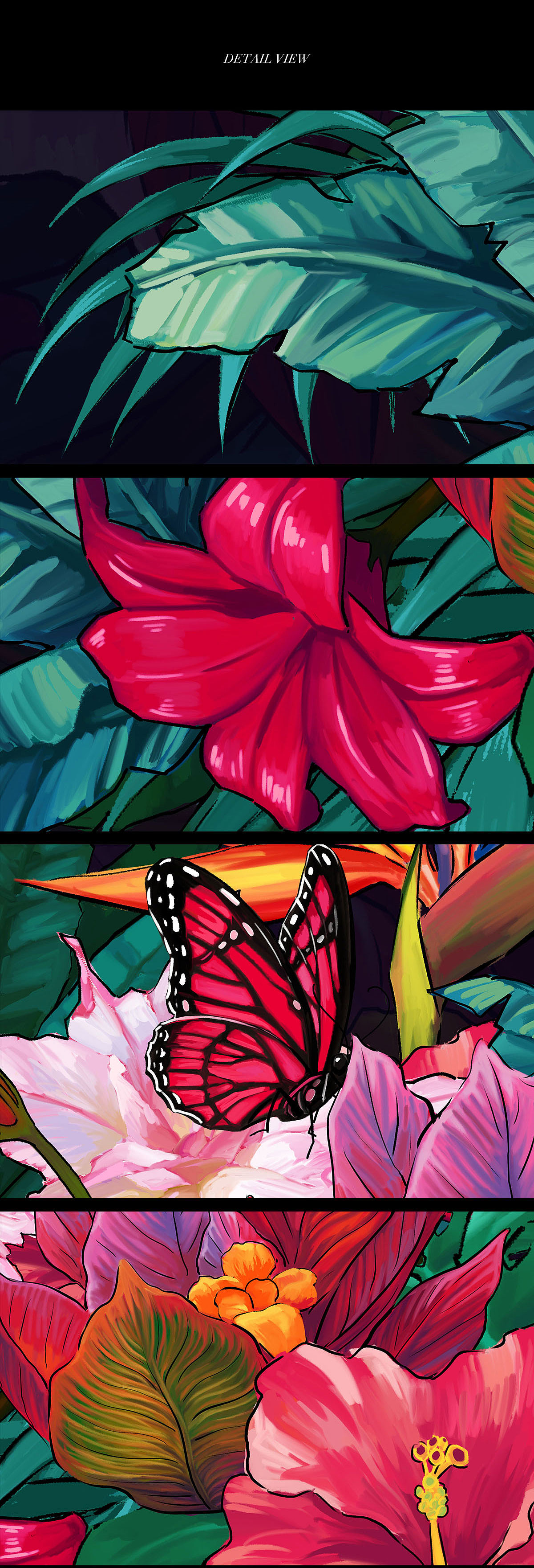 MoonStory 唯品会228春季美妆节活动主题插画