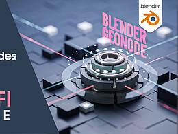 分享Blender3d视觉设计教程：2.5D动效系列