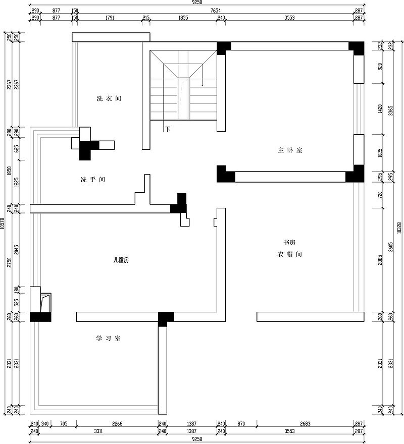 室内设计 景蜜村150平米-新中式 深圳东易日盛装饰