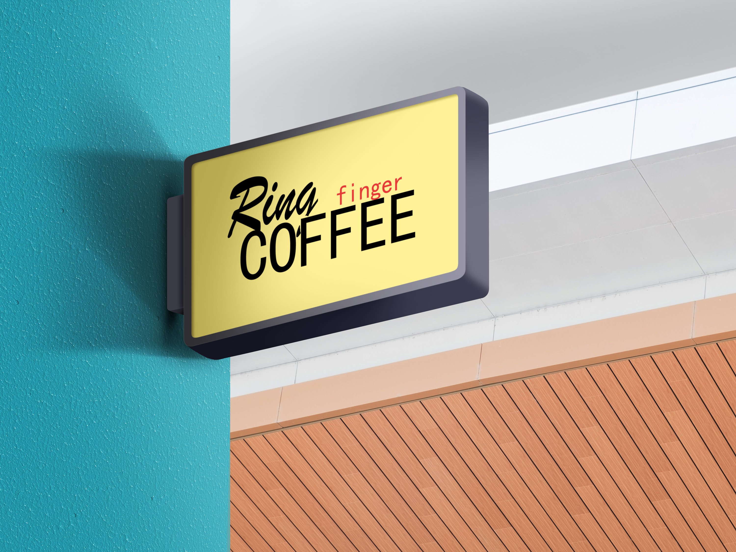 咖啡店招牌|空间|展陈设计|yxhgorgeous - 原创作品 - 站酷 (zcool)