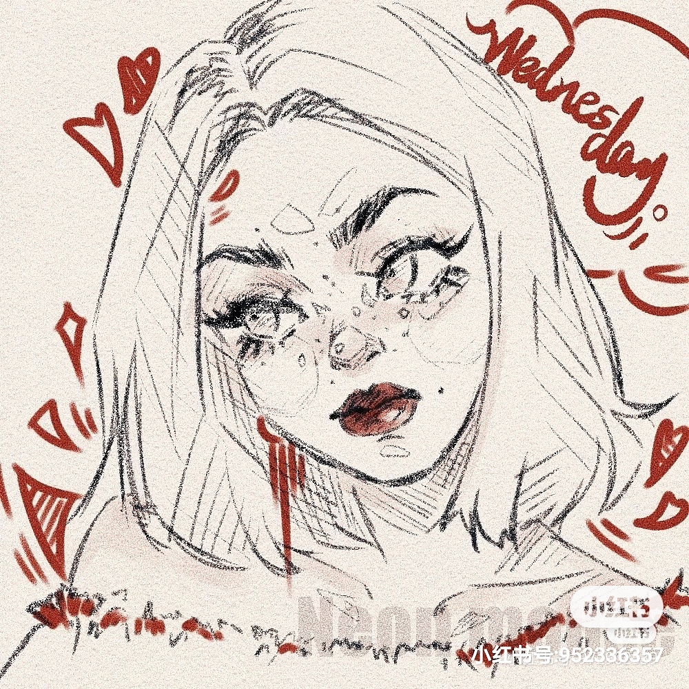 像我妹（图ZMjEyMzIwMTEy） - 艺术插画 - 站酷设计师1245243583原创素材 - 站酷ZCOOL