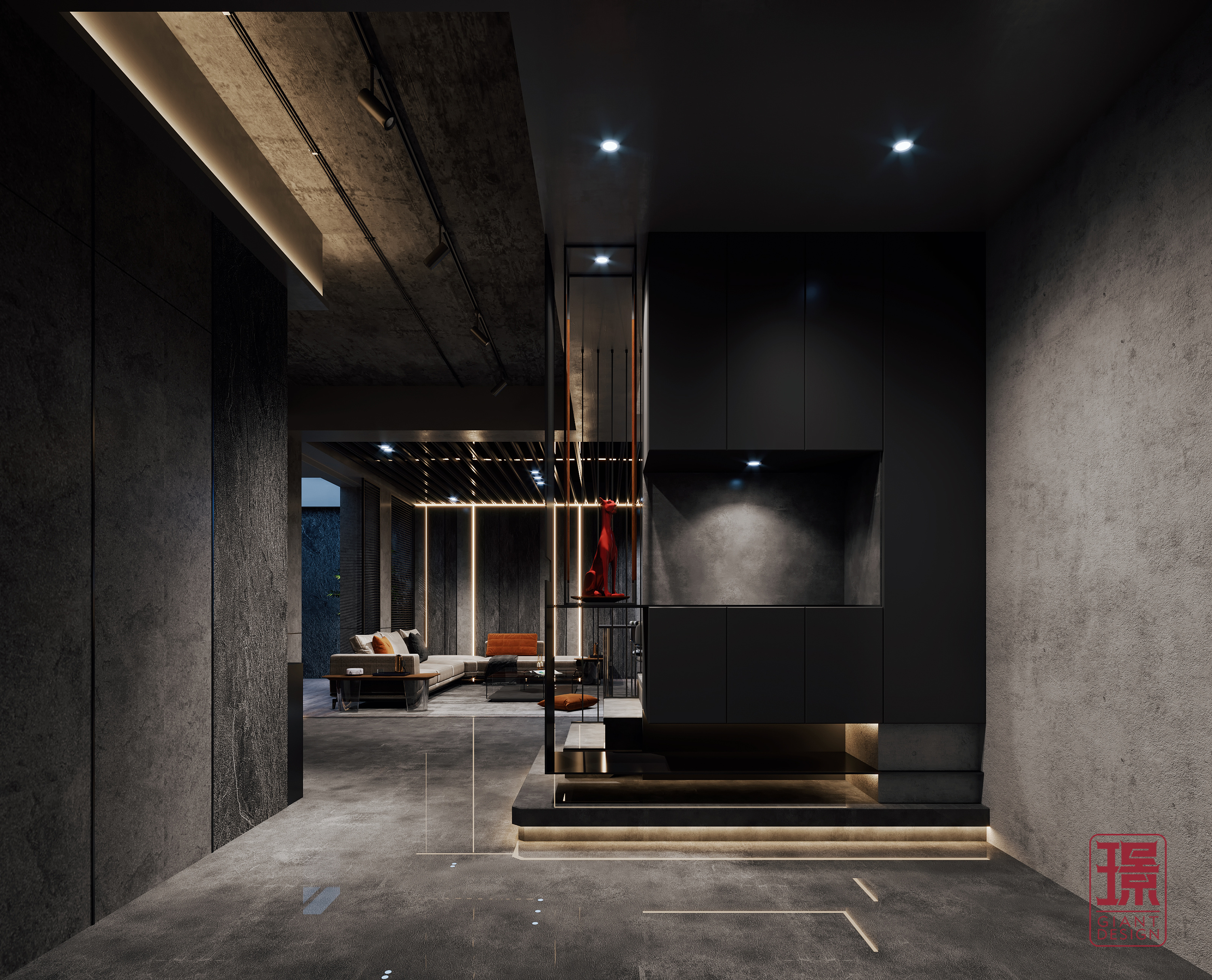 hi~工业风|空间|家装设计|艾果啊南 - 原创作品 - 站酷 (zcool)