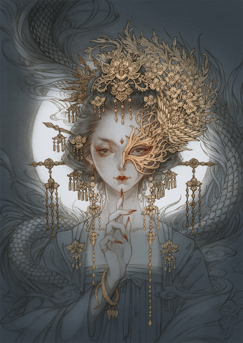 半面妆(加过程)