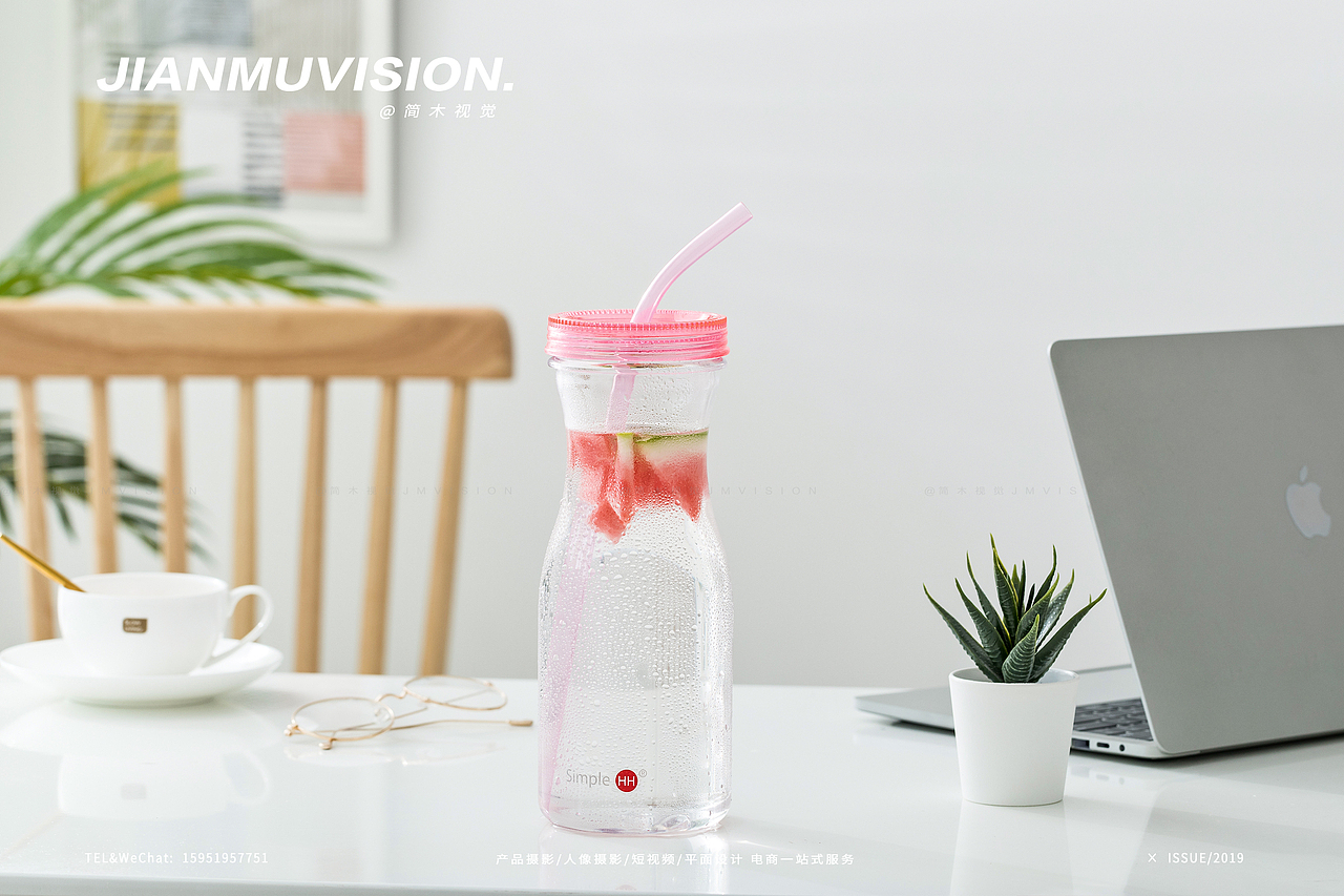 透明水杯摄影 | 简木视觉 × SimpleHH保温杯玻璃杯