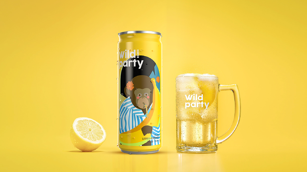 WILD PARTY|精酿啤酒包装设计（图ZMjM1ODMyMzA4） - 包装 - 站酷设计师有格UGO原创素材 - 站酷ZCOOL