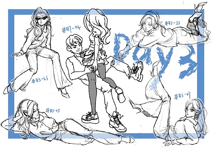 #速写60天挑战赛#（图ZMjkwOTM2MDY4） - 创作习作 - 站酷设计师你好我是大头原创素材 - 站酷ZCOOL