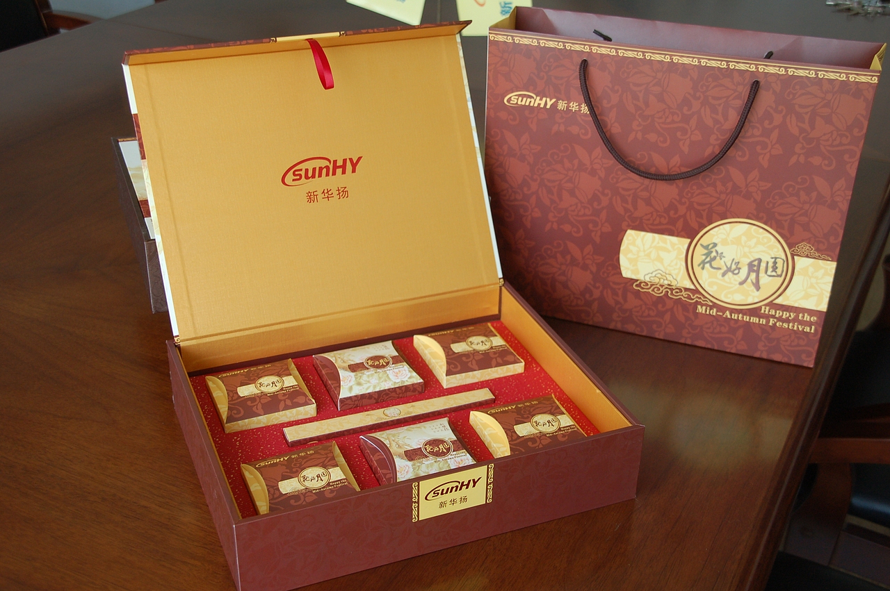 早期做的月饼包装