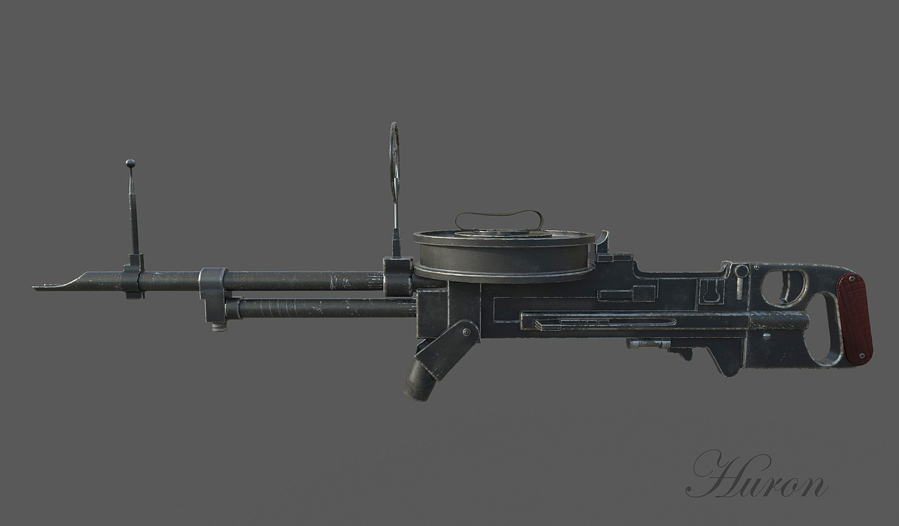 维克斯k航空机枪