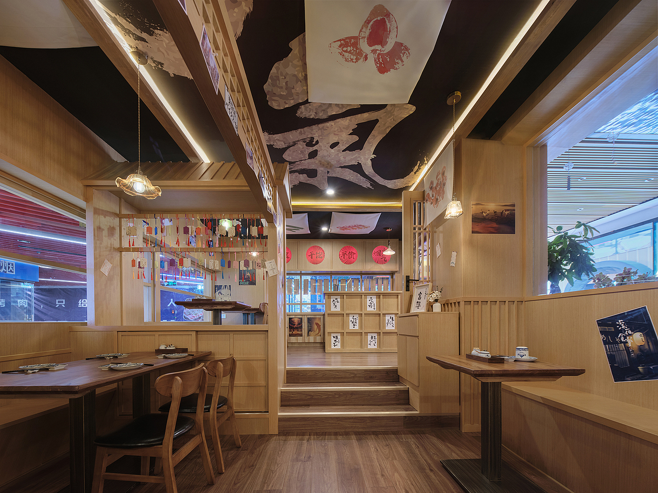 【苏格设计】留小烟日料餐厅（图ZMjgyNzE1MjI4） - 酒店餐饮设计 - 站酷设计师苏格SG空间设计原创素材 - 站酷ZCOOL