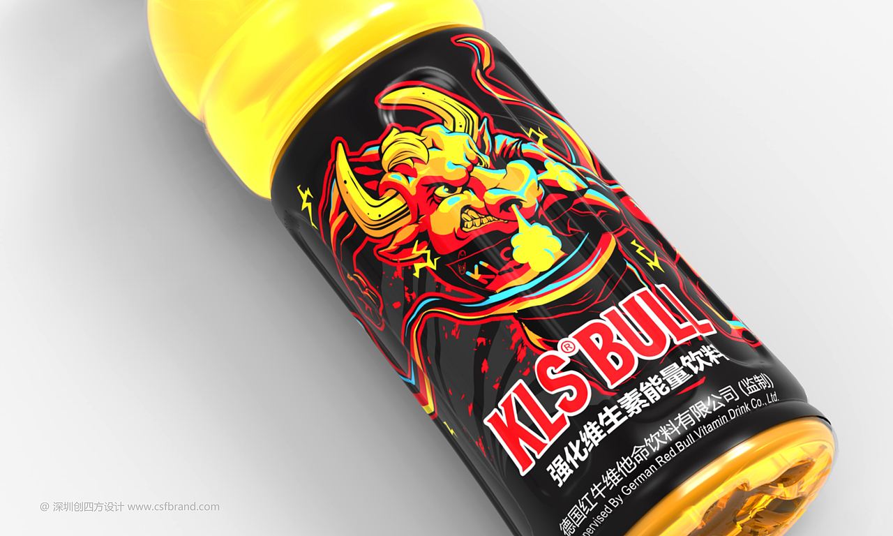 KLS BULL功能饮料包装设计（图ZMTEwNzM1NzQ0） - 包装 - 站酷设计师深圳创四方设计原创素材 - 站酷ZCOOL