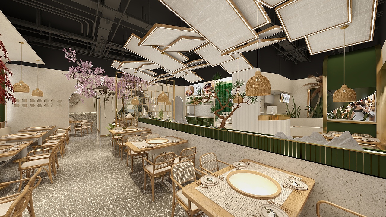 宴鱼稼石锅鱼设计 火锅店设计