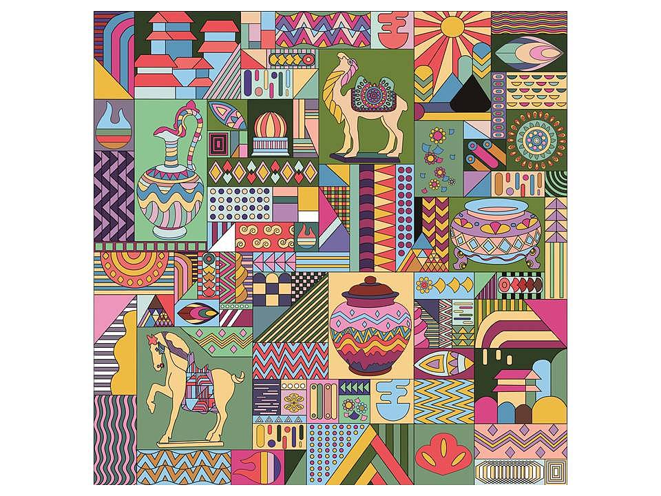 几何三彩（图ZMjE2MzA4MTQ0） - 其他 - 站酷设计师可莉姐姐原创素材 - 站酷ZCOOL