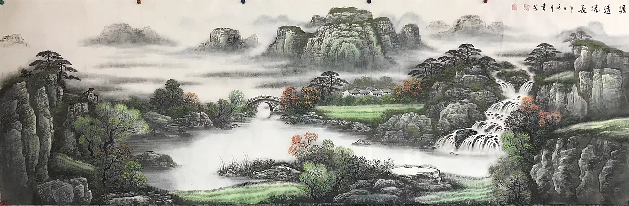 河北书画名家,太行山水画家——赵书茂