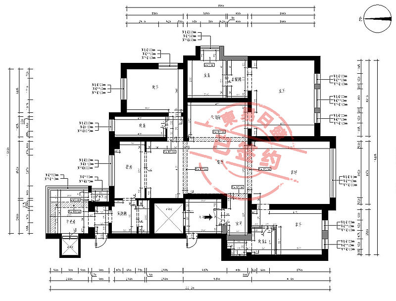 大连轻奢风格装修案例-保利天禧220㎡三室二厅（图ZMTE5MzM3ODIw） - 家装设计 - 站酷设计师大连东易日盛装饰原创素材 - 站酷ZCOOL