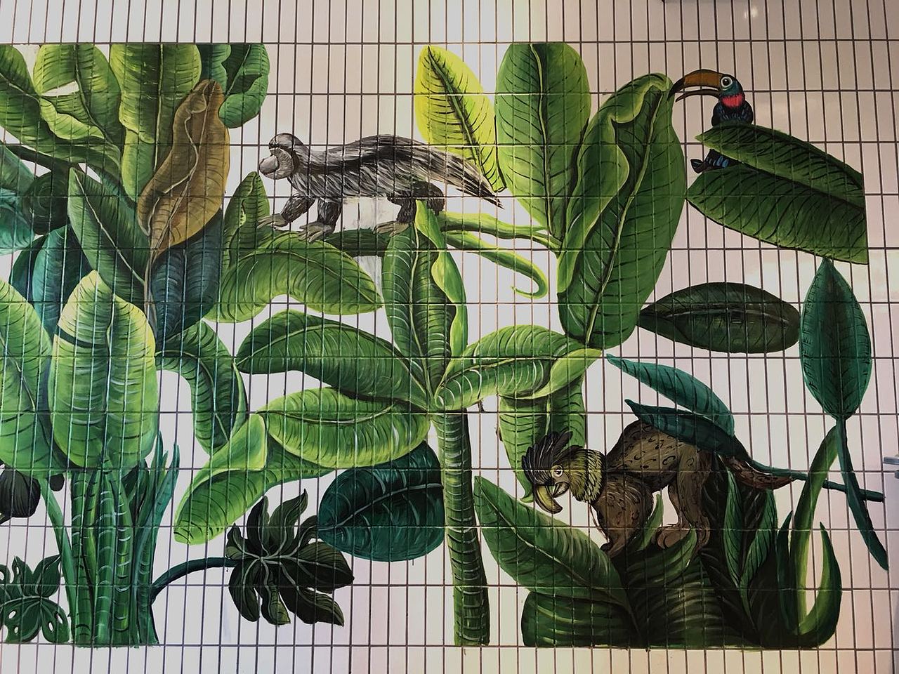 郑州绿地新都会曼玉餐厅墙绘（图ZMTMwMTA3MDk2） - 绘画 - 站酷设计师杜静文原创素材 - 站酷ZCOOL