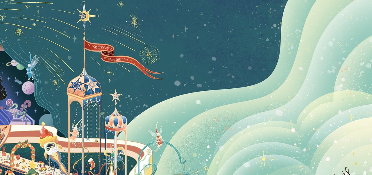 提前圣诞快乐啦🎄（图ZMzU3MTUxMDMy） - 商业插画 - 站酷设计师卓一衡原创素材 - 站酷ZCOOL