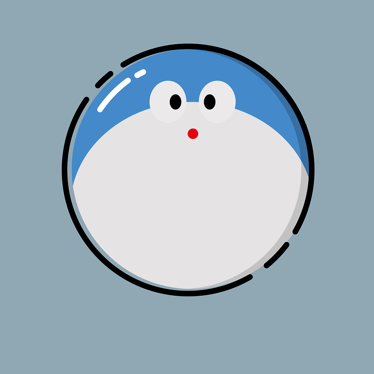 UI路上一【萌】物 哆啦A梦 MBE系列（图ZNTcyMTAzOTY=） - 闪屏/壁纸 - 站酷设计师一只无耳喵原创素材 - 站酷ZCOOL