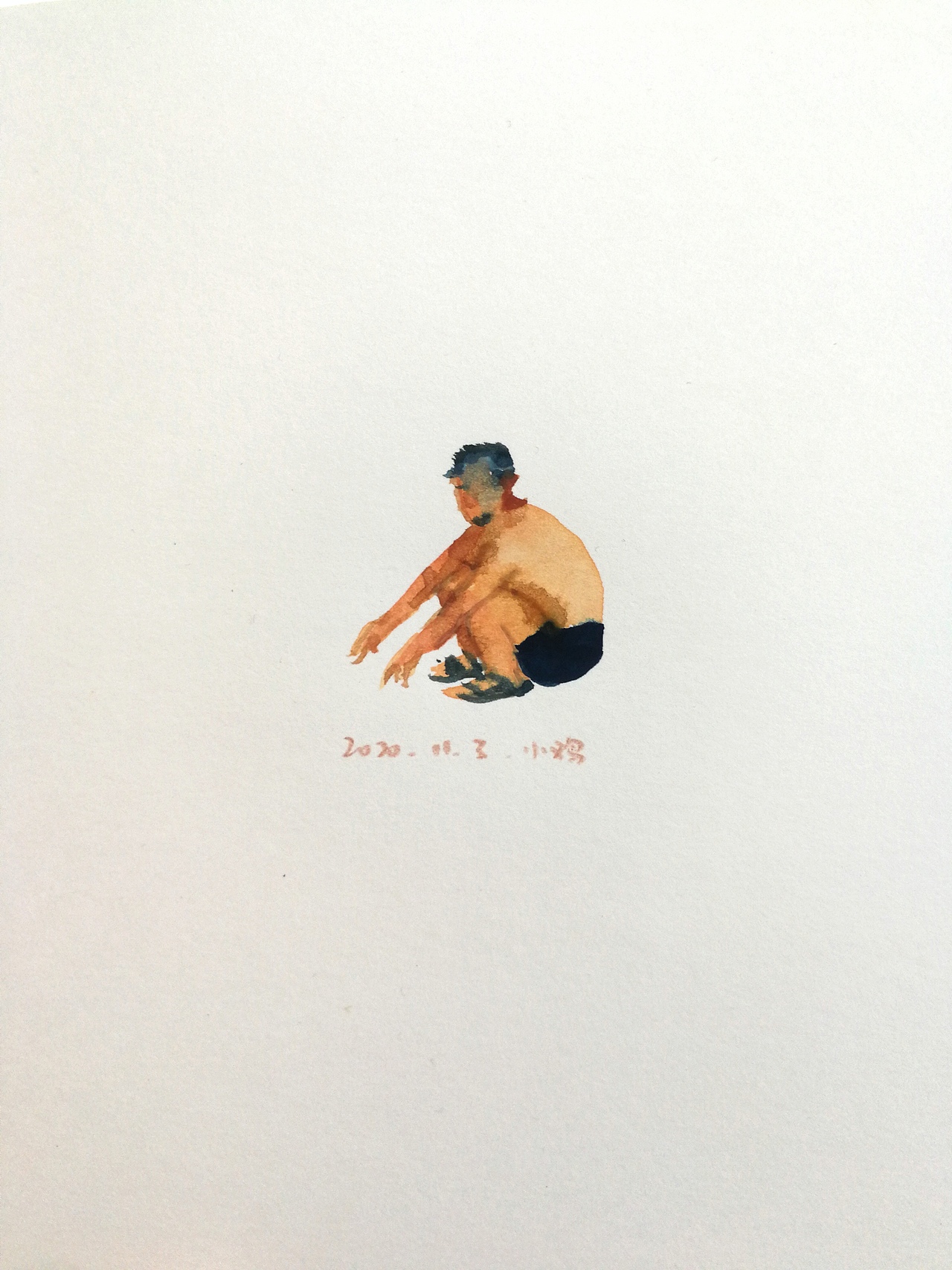 小肥鸡Lia2020水彩速写（图ZMjM4ODkxODk2） - 绘本 - 站酷设计师小肥鸡lia原创素材 - 站酷ZCOOL