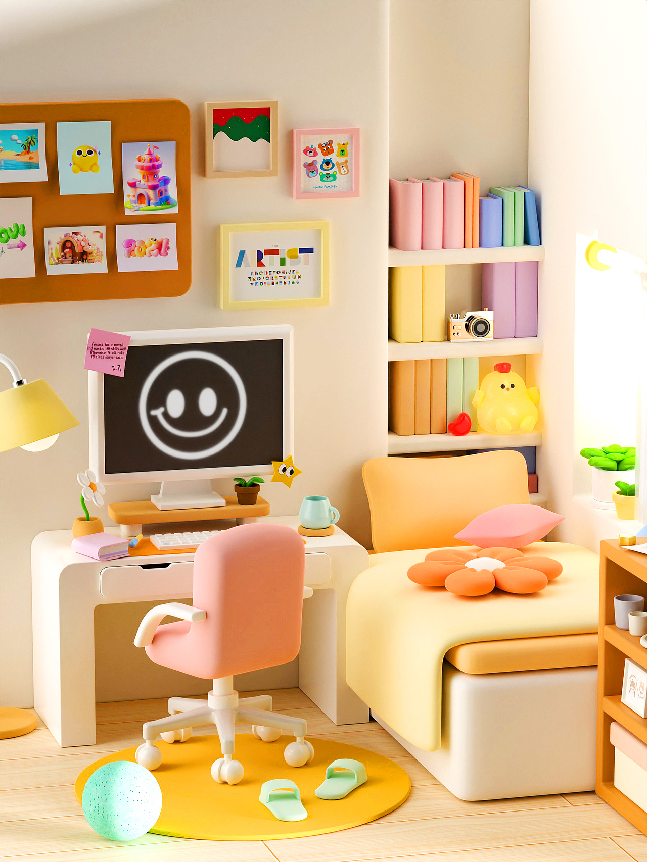 Blender第三课之温暖小场景练习(带小视频哟)