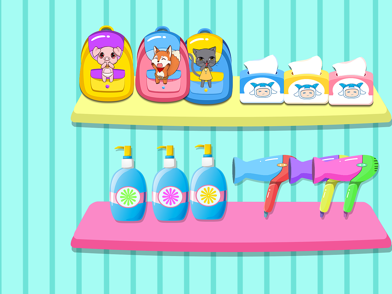 《我爱逛超市》游戏界面