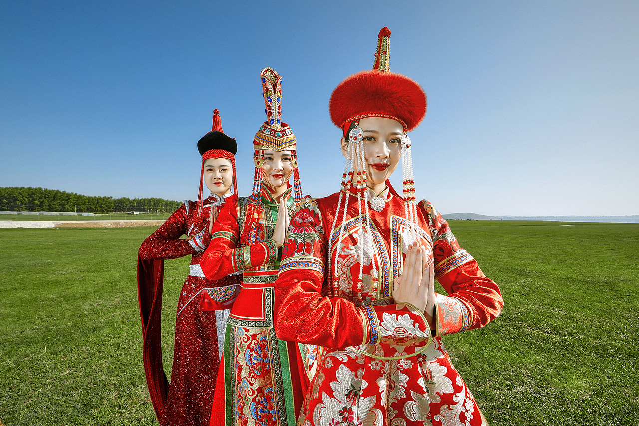 欢迎你到草原来蒙族服饰样片