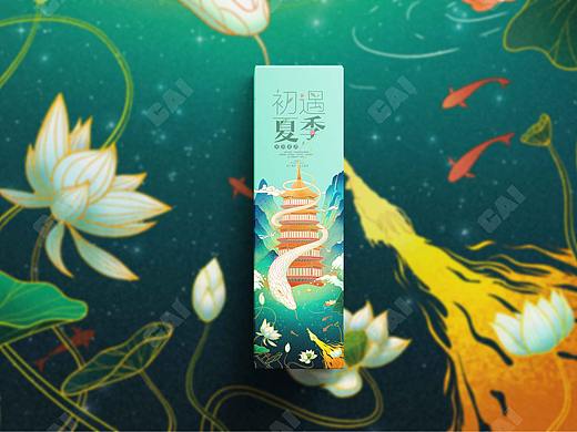 白蛇题材插画