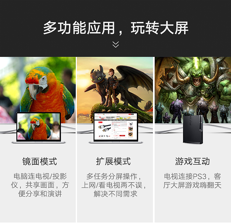 HDMI淘宝详情页设计（图ZNzUyMzc4NjQ=） - 其他平面 - 站酷设计师Amos988原创素材 - 站酷ZCOOL