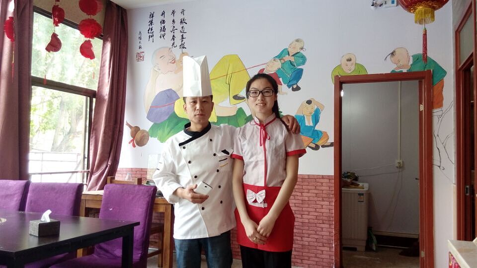 太原大花布烤肉餐厅墙绘