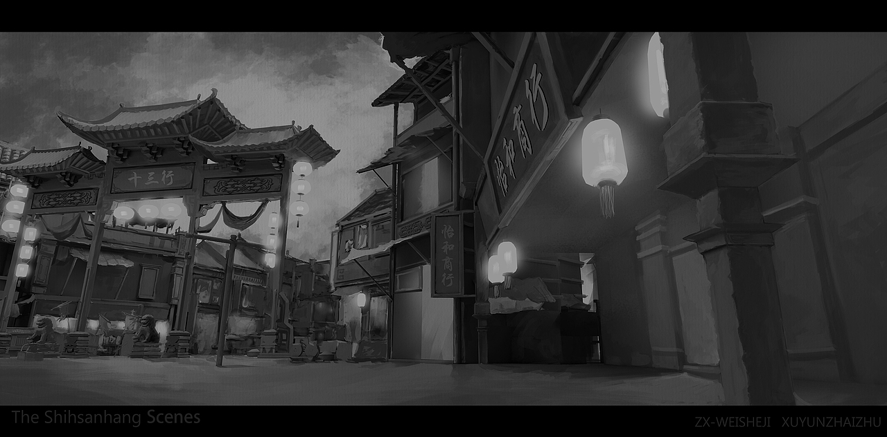 The Shihsanhang Scenes 03（图ZMTI3NDIzNzI=） - 概念设定 - 站酷设计师齋言齋原创素材 - 站酷ZCOOL