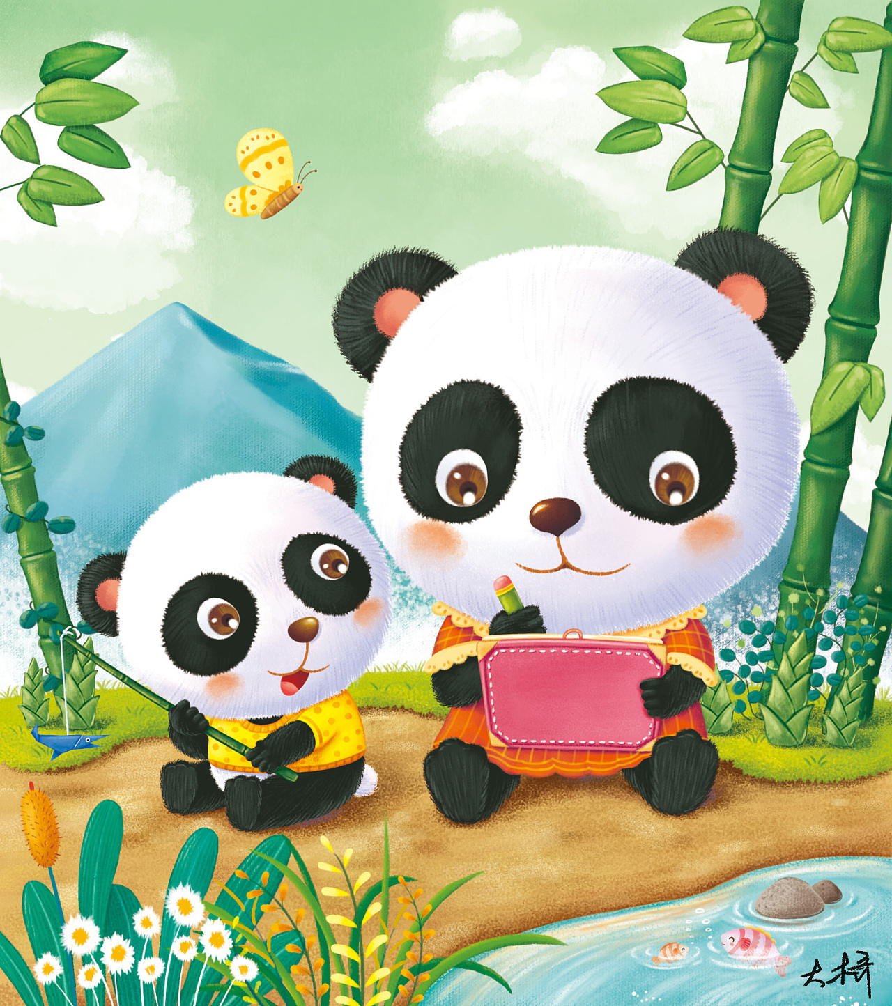 【熊猫和花】整理女儿和花所有美丽的瞬间，拥有这个视频，你就拥有了和花——熊猫（147）_哔哩哔哩_bilibili