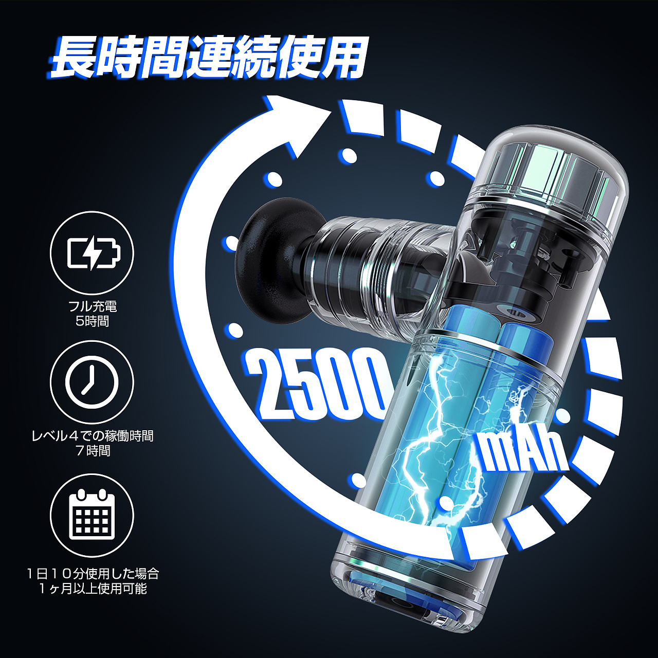 日本迷你筋膜枪亚马逊主图A+