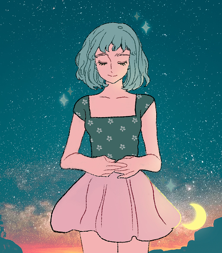 ins风女生插画（图ZMjE2MzE5NDUy） - 创作习作 - 站酷设计师几行原创素材 - 站酷ZCOOL