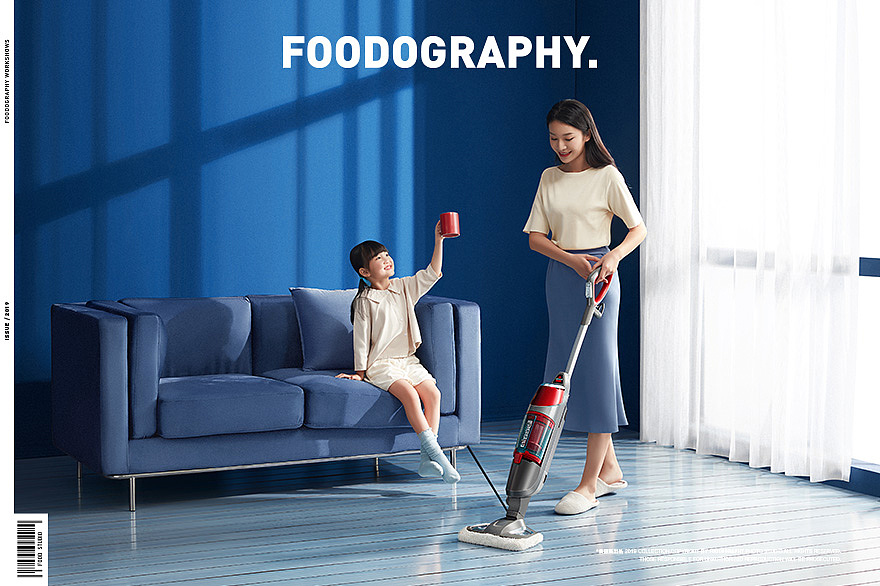 小家电摄影 | 必胜高温蒸汽拖把 ✖ foodography