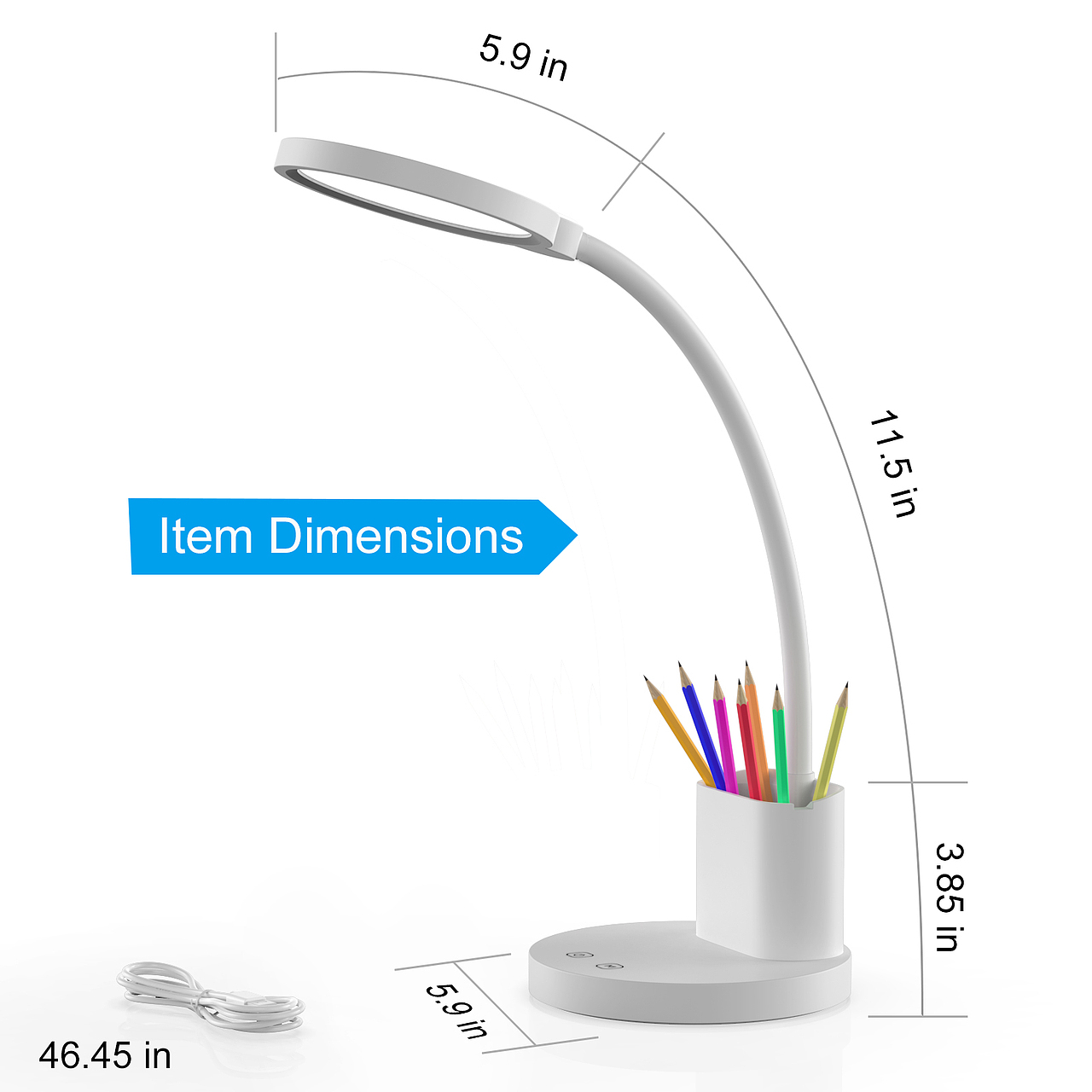 金洲视觉设计 亚马逊主图 3D建模渲染C4D 桌面台灯灯具