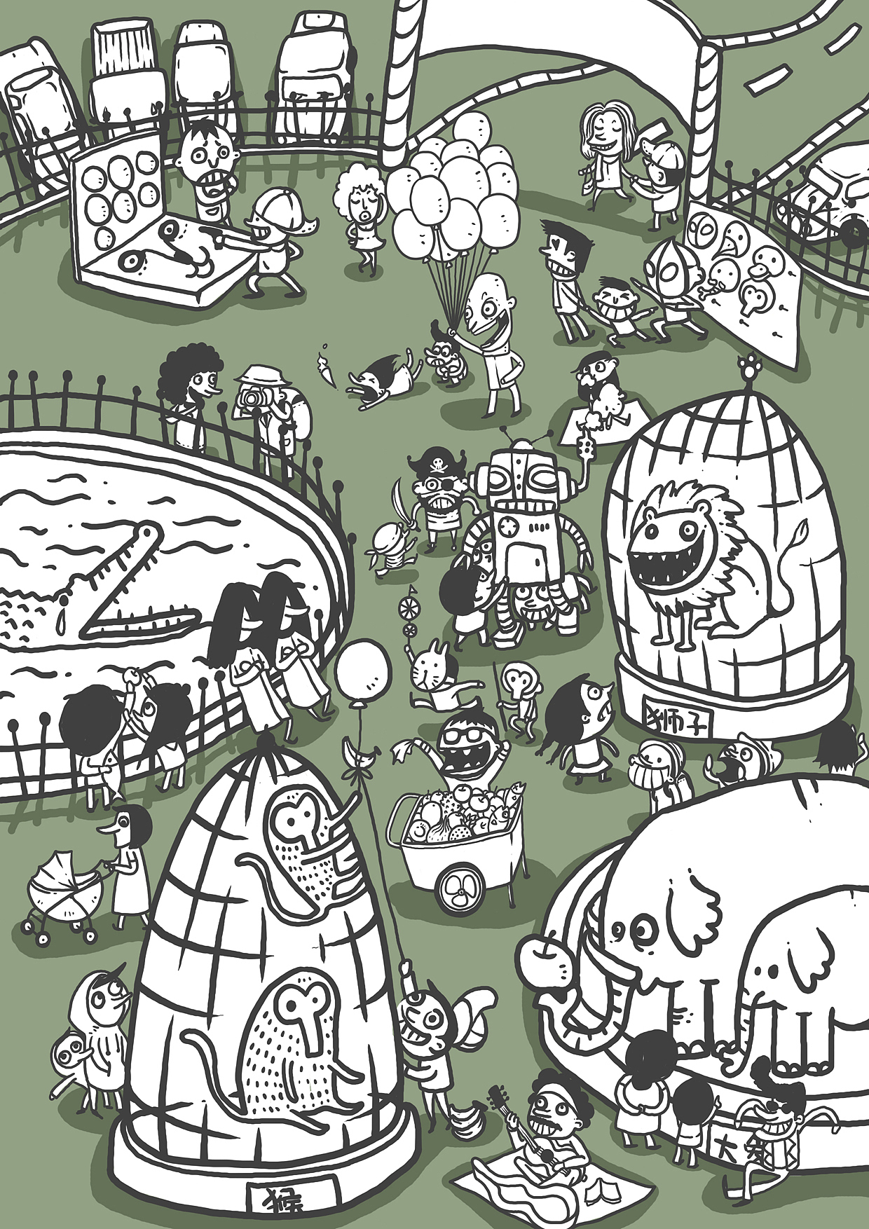 游戏类插画 合集一（图ZMjA4OTcwNDg=） - 儿童插画 - 站酷设计师whw131原创素材 - 站酷ZCOOL