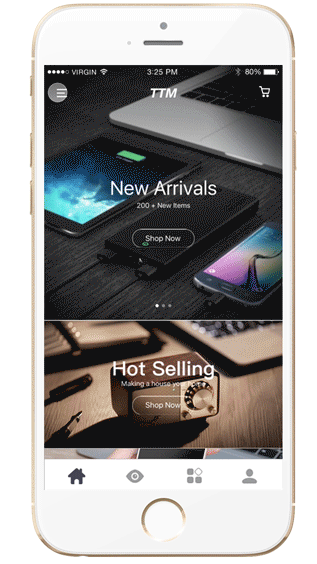 TTM Store UI（图ZOTQ4MTczMjA=） - APP界面 - 站酷设计师Captain_Ivan原创素材 - 站酷ZCOOL
