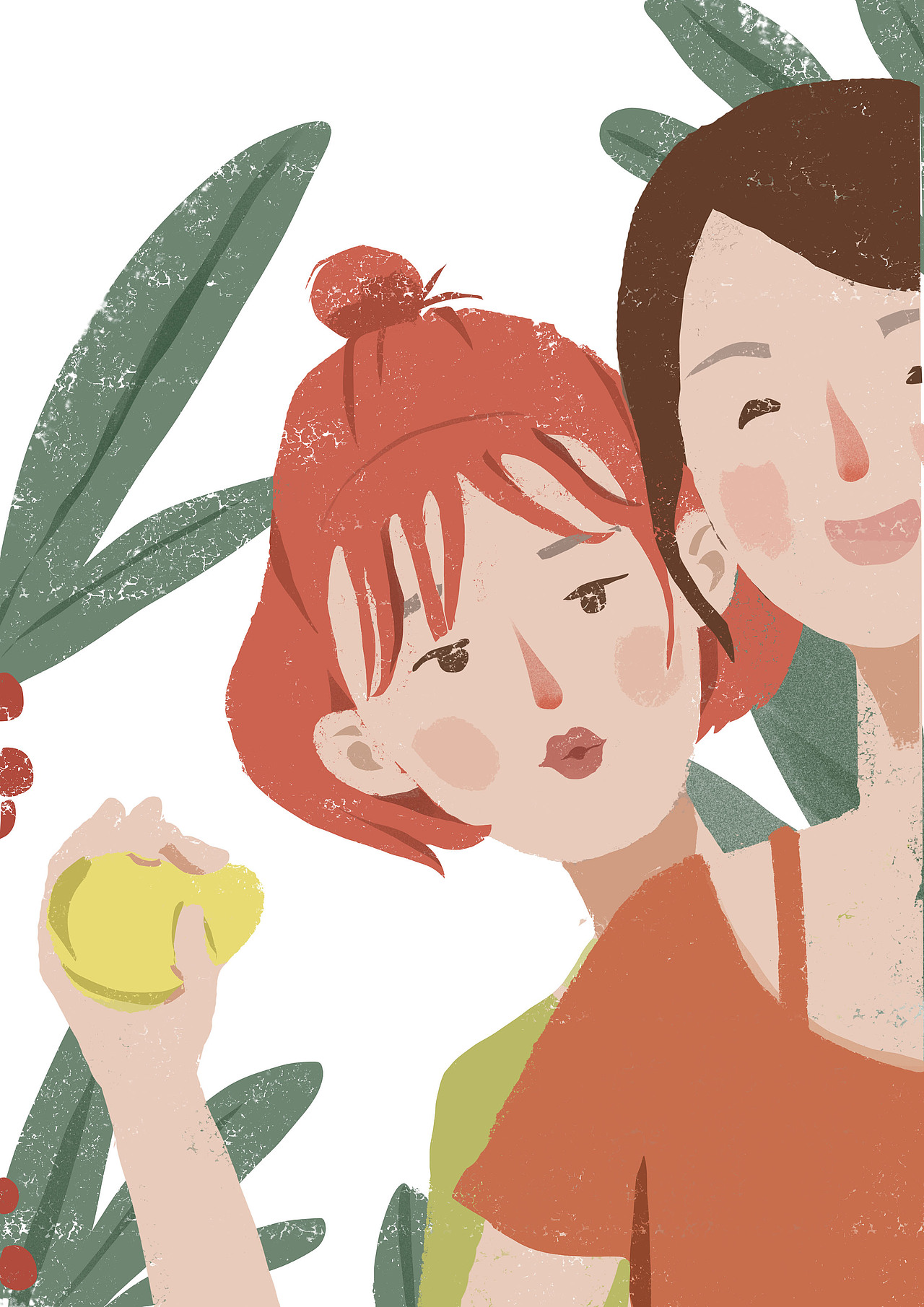 一个像夏天一个像秋天