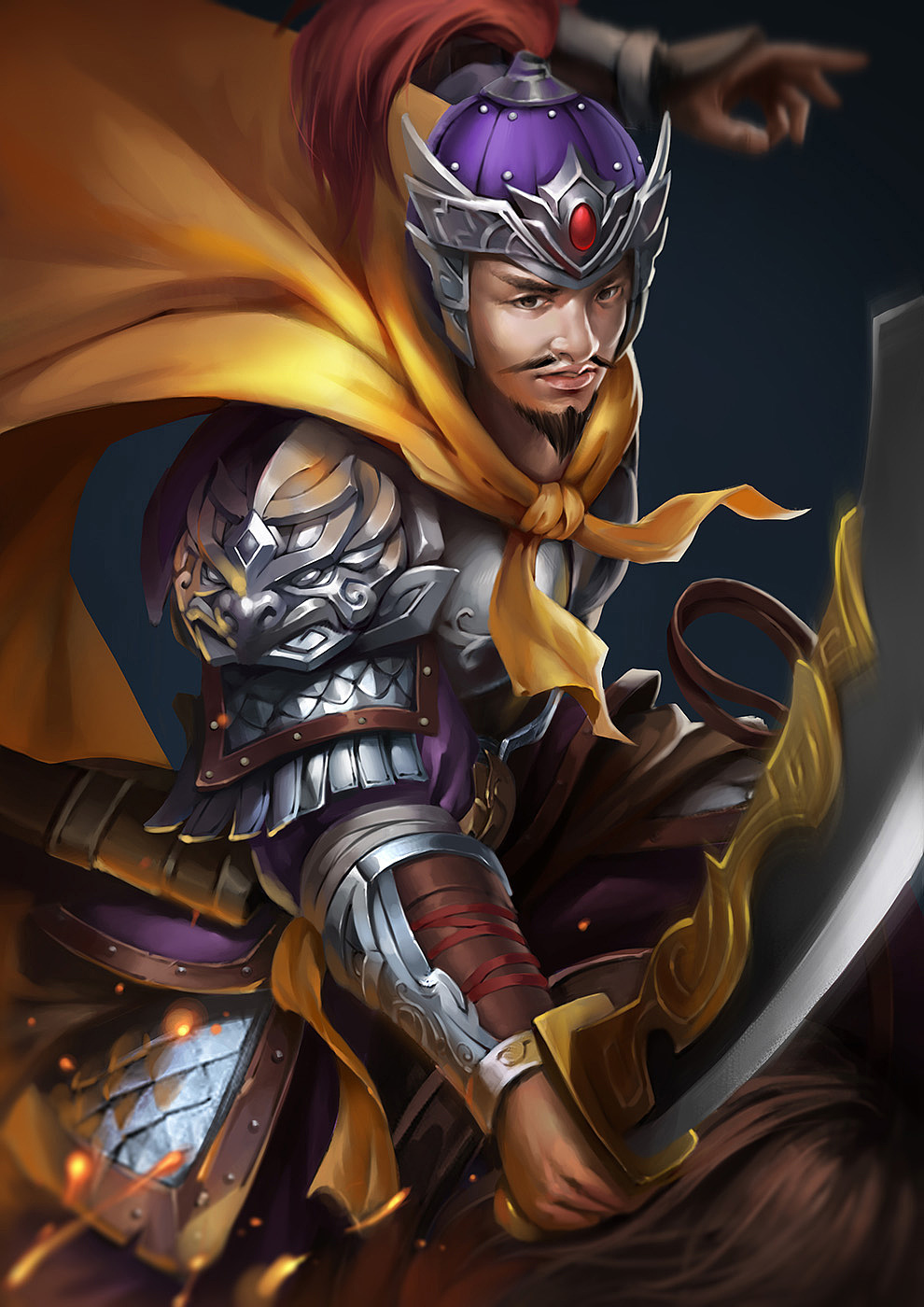 三國卡牌人物繪制（圖ZMTc3ODc4OTY4） - 游戲原畫 - 站酷設計師54600原創(chuàng)素材 - 站酷ZCOOL