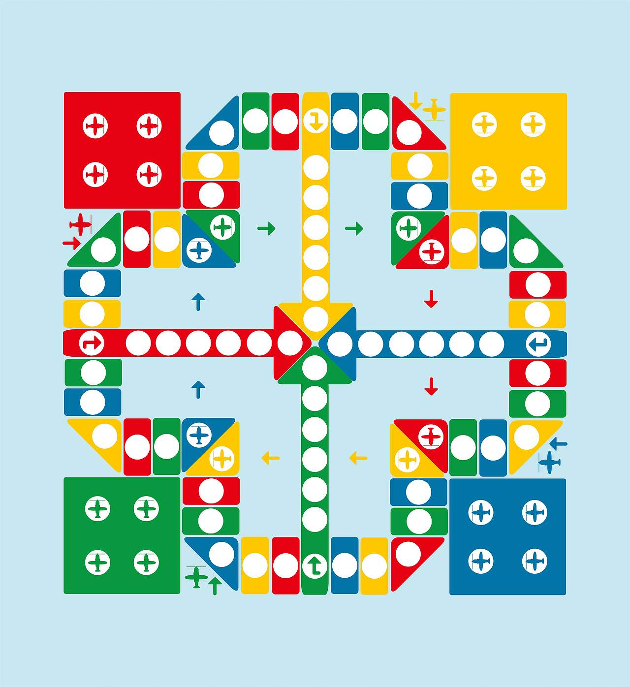 那就来玩飞行棋吧